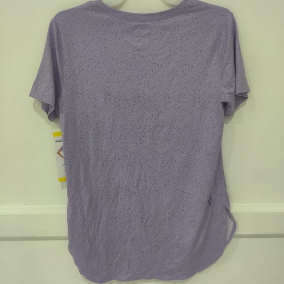 SOILED Skechers Go Walk Women's Hi-Low Tunic Top Purple Size S $40 2A169 - Picture 2 of 3